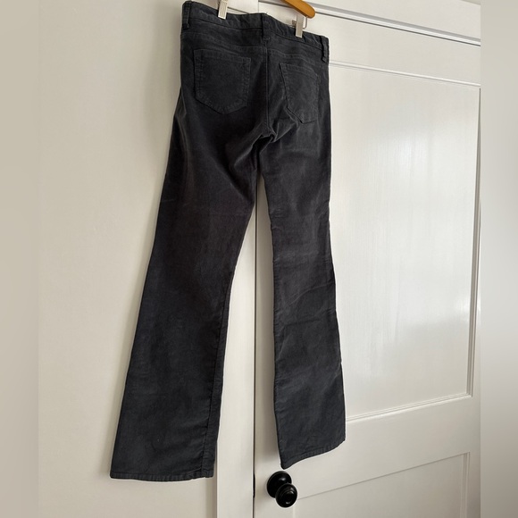 Banana Republic Grey Corduroy/Velvet Flare Jeans - Picture 5 of 6